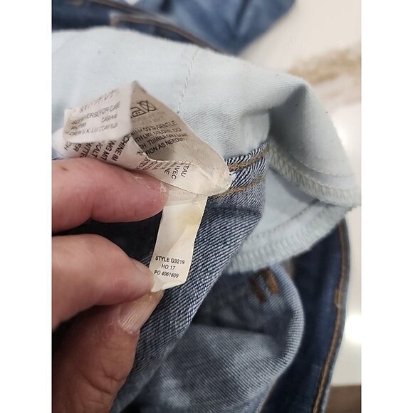 Madewell Jeans Womens 10" High-Rise Skinny Chewed Hem Button Fly 27 - Picture 10 of 11